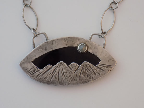 Moonlit Mountains Necklace