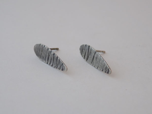 Small Sterling Silver Teardrop Post Earrings